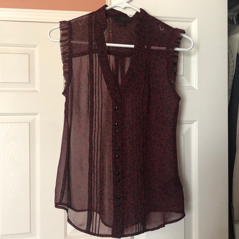Guess sheer top.